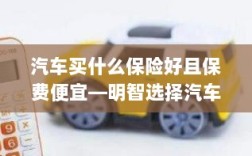如何明智选择汽车保险策略，保障全面且保费实惠的保险推荐