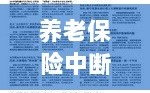 养老保险中断应对指南，解决方案与策略全解析