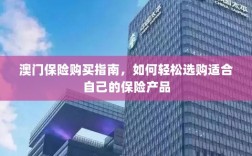 澳门保险购买指南，轻松选购适合自己的保险产品