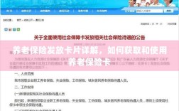 养老保险卡发放详解，获取与使用指南
