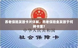 养老保险发放卡片详解，养老金发放至特定账户卡内！