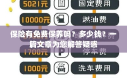 关于保险的免费保养问题及费用解析，一篇文章为您解答疑惑