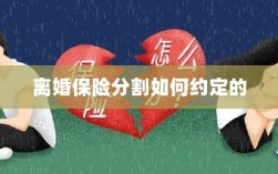离婚保险分割约定详解