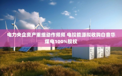 电力央企加速资产重组，电投能源拟全资收购白音华煤电