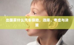 出国购车保险指南，选择、考虑与决策要素