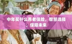 智慧选择，中年养老保险，为未来保驾护航