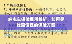 纯电车保险费用解析，如何获取更经济的保险方案？