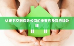 认定书交到保险公司的重要性及后续处理流程详解