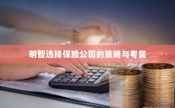 明智选择保险公司的策略与考量指南