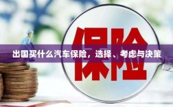 出国购车保险指南，选择、考虑与决策要素