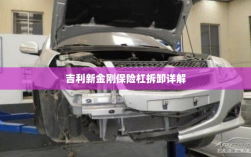 吉利新金刚保险杠拆卸指南
