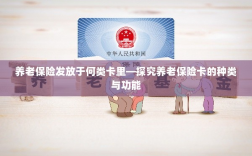 养老保险卡的种类与功能解析，发放于何类卡里？