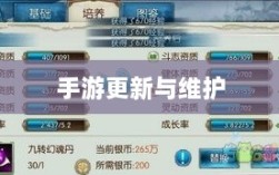 手游更新与维护的背后，探究手游打补丁的可能性与实际操作