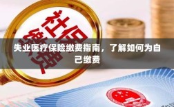 失业医疗保险缴费详解，如何为自己缴费的指南