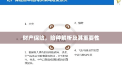 财产保险险种解析与重要性探讨
