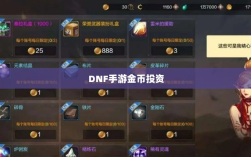 DNF手游金币投资策略，囤货是否明智选择？