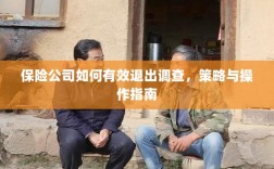保险公司调查退出策略与操作指南，有效方法与步骤