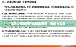 保险公司有效退出调查的策略与实践探讨