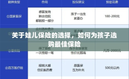 如何为孩子选择最佳保险，选购指南与策略分析