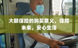 大额保险的购买意义，保障未来，安心生活