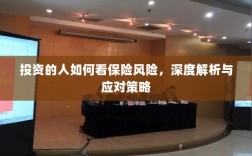 深度解析，投资者眼中的保险风险与应对策略