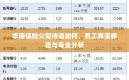 华瑞保险公司员工待遇与专业分析真实体验报告