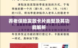 养老保险发放卡片类型与功能深度解析
