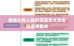 保险让利入账深度解读，含义、应用与实效解析