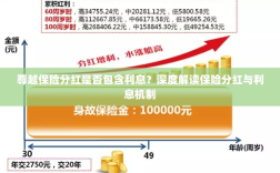 深度解读，尊越保险分红是否含息？保险分红与利息机制解析