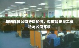 华瑞保险公司员工待遇与公司环境深度解析，员工体验一览