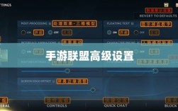 手游联盟高级设置探索，提升游戏体验的高级功能详解