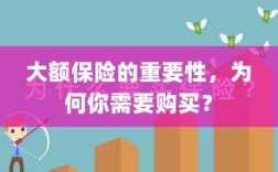 大额保险的重要性，为何你需要购买并深入了解？