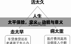 太平保险，定义、功能及其重要意义