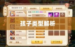 梦幻手游中最受欢迎孩子类型解析