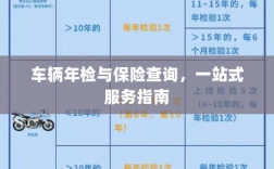 车辆年检与保险查询，一站式服务详解
