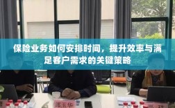 保险业务高效运营之道，时间管理、效率提升与客户需求满足的关键策略