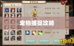 问道手游宠物捕捉攻略全解析