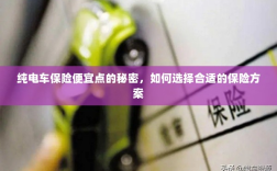 纯电车保险省钱秘诀，如何挑选高性价比的保险方案
