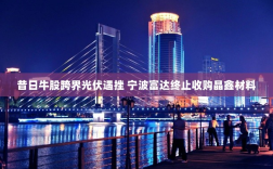 昔日牛股跨界光伏遇挫，收购终止，宁波富达放弃收购晶鑫材料