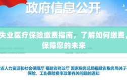 失业医疗保险缴费指南，如何缴费，守护您的未来保障？