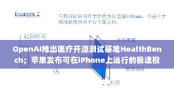 全球科技早参，OpenAI推出医疗开源测试基准HealthBench与苹果FastVLM视觉语言模型亮相iPhone