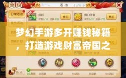 梦幻手游多开赚钱秘籍，打造游戏财富帝国之路