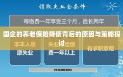 国企养老保险降低背后的原因探究及策略探讨