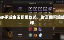 DNF手游金币积累攻略，财富囤积策略揭秘