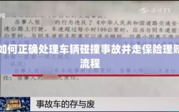 车辆碰撞事故处理指南，保险理赔流程详解