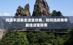 问道手游暴走法宝攻略，如何选择携带最佳法宝指南