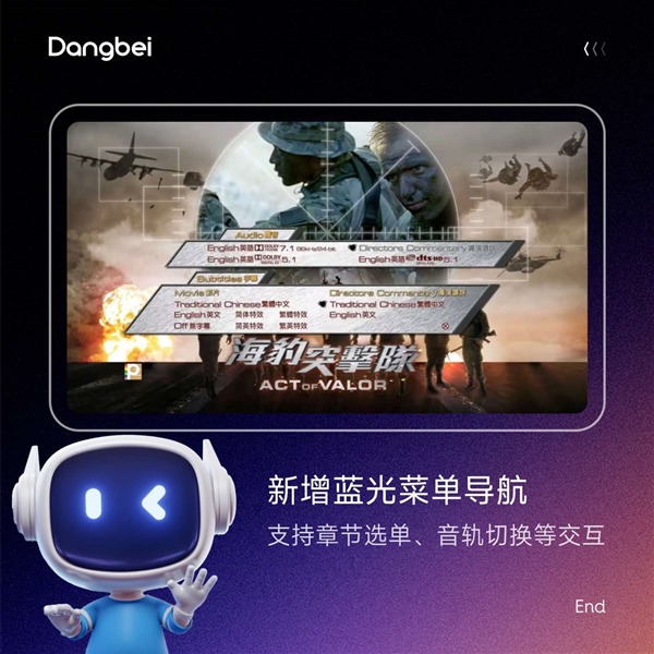 投影仪最佳播放器推荐,当贝播放器新增蓝光导航功能获好评-图2 投影仪最佳播放器推荐,当贝播放器新增蓝光导航功能获好评-图2