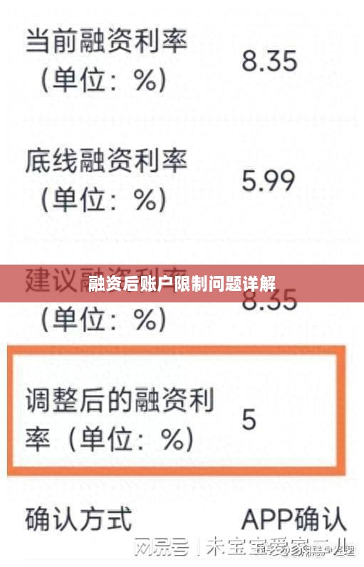 融资后账户限制问题详解-图1 融资后账户限制问题详解-图1