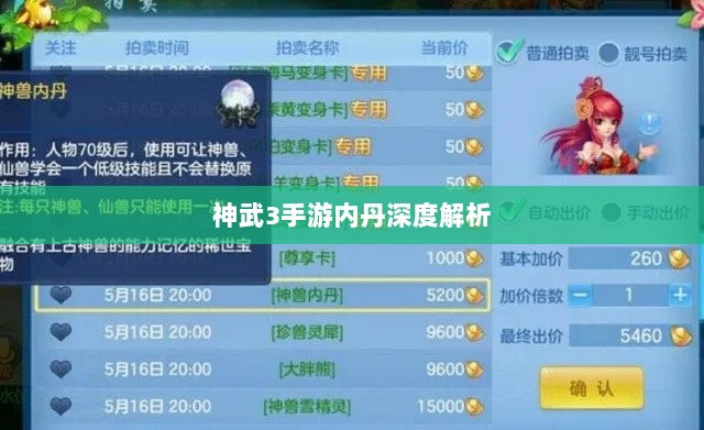 神武3手游内丹深度解析-图1 神武3手游内丹深度解析-图1