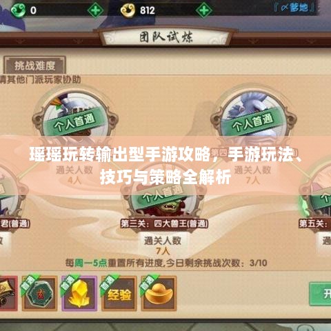 瑶瑶玩转输出型手游攻略,手游玩法、技巧与策略全解析-图1 瑶瑶玩转输出型手游攻略,手游玩法、技巧与策略全解析-图1